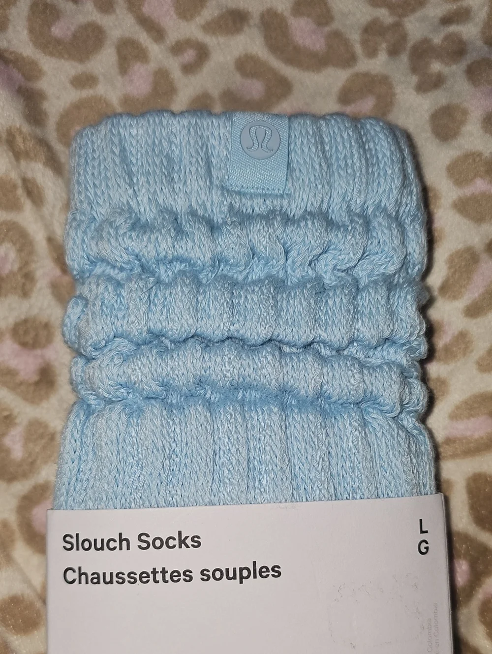 Lululemon Slouch Socks, Nwts FOAM! Size Large! Great To Wear With Leggings!